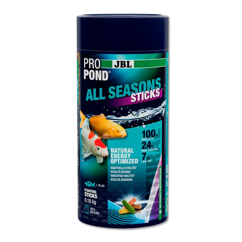 Rabatt JBL PROPOND ALL SEASONS STICKS 0,18 kg -Ganzjahresfutter für Koi & andere Teichfische-